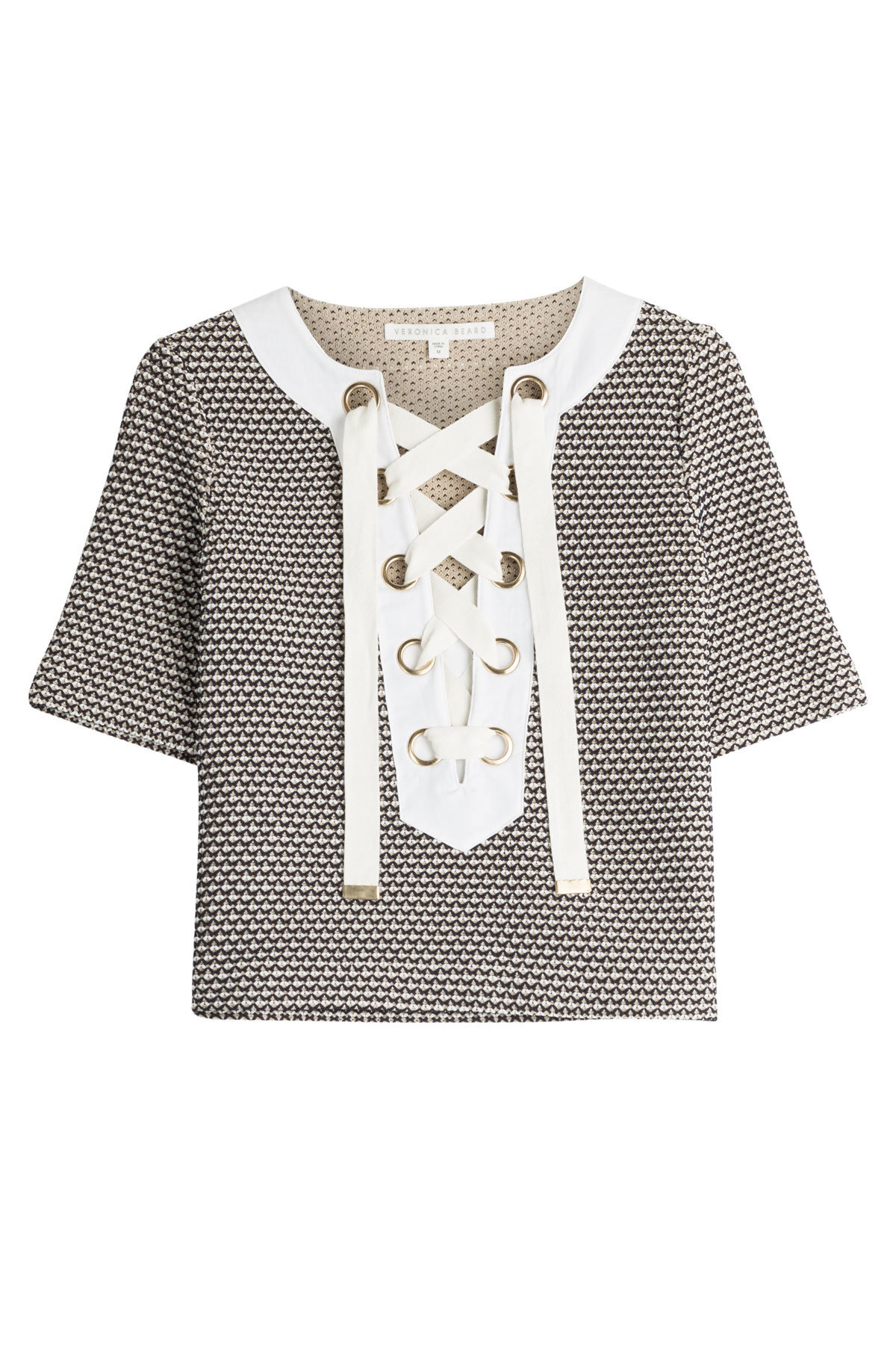 Veronica Beard - Sanibel Lace Up Top