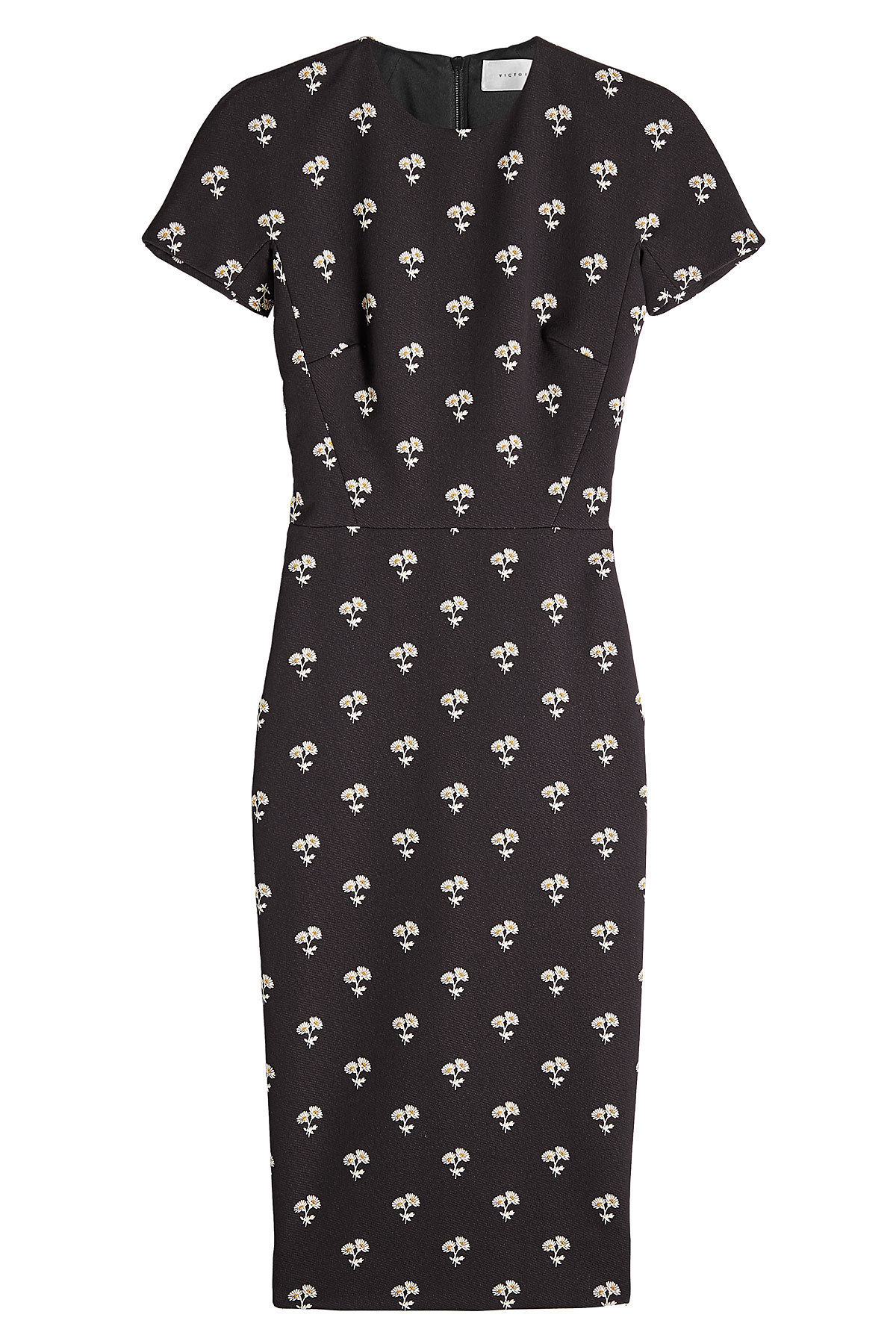 Victoria Beckham - Embroidered Midi Dress