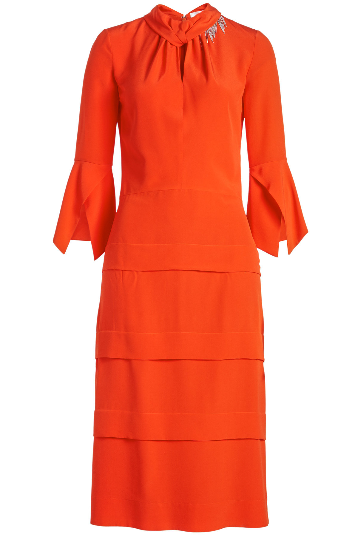 Tiered Silk Dress by Victoria Beckham