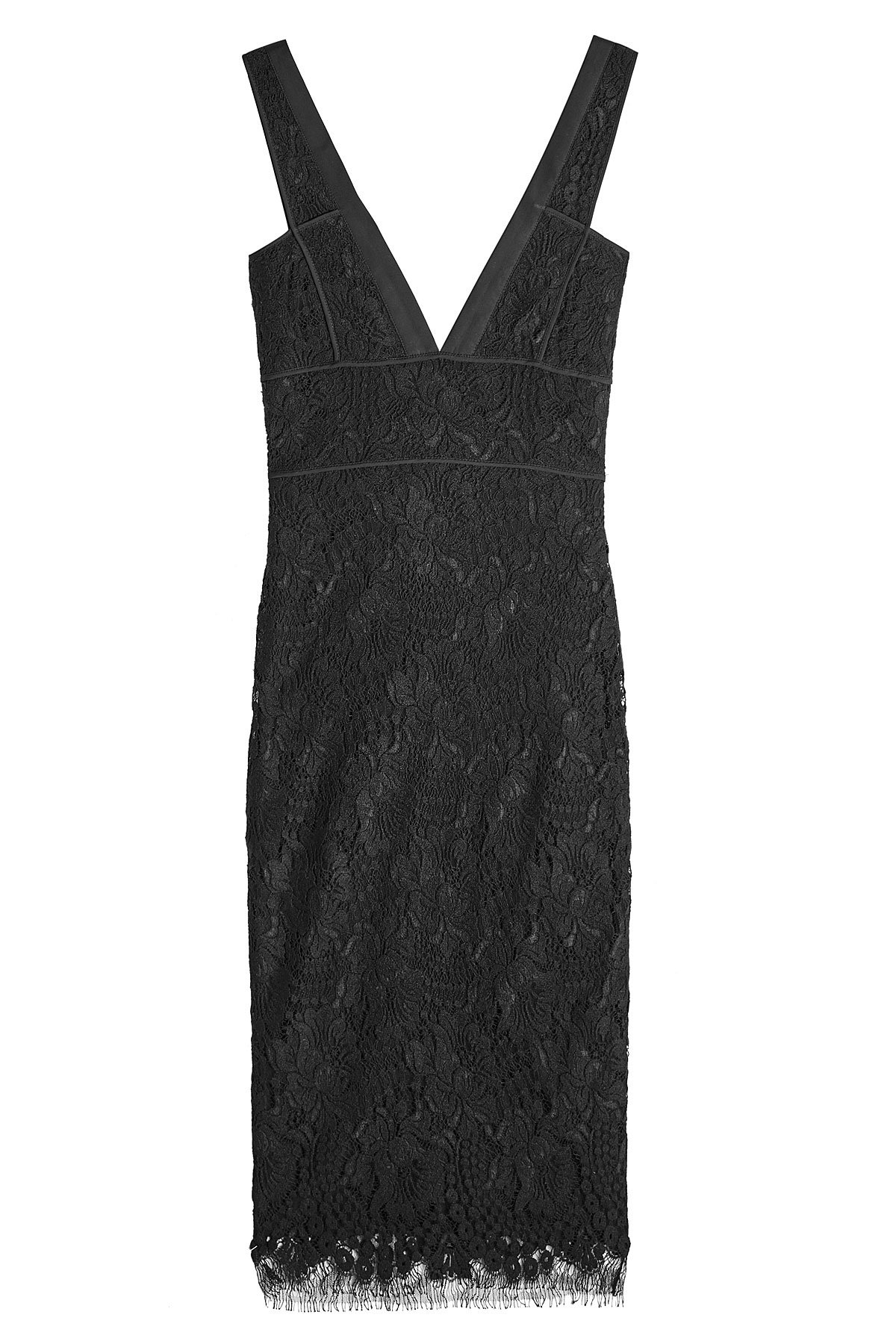 Victoria Beckham - Wool-Silk Embroidered Dress