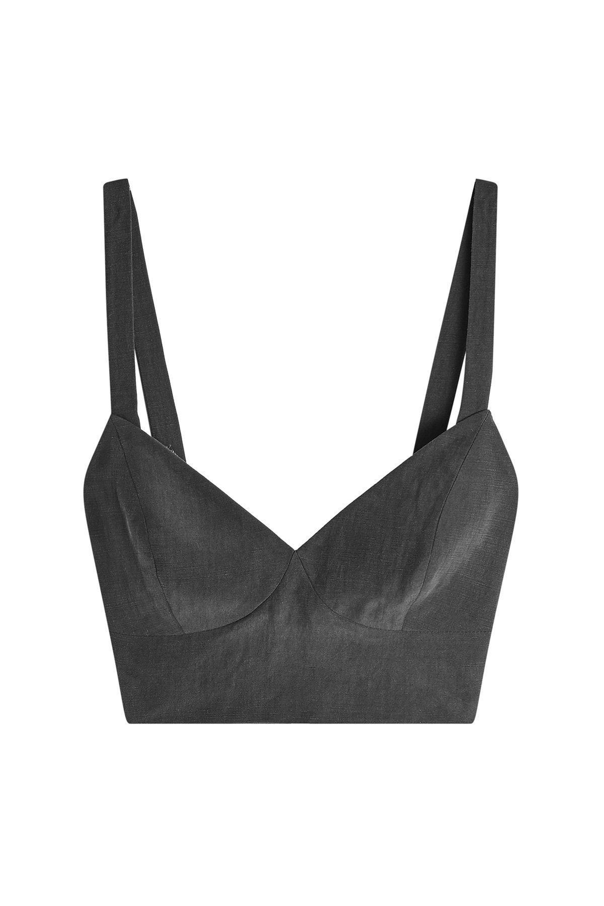 Vilshenko - Bra Top with Silk and Linen
