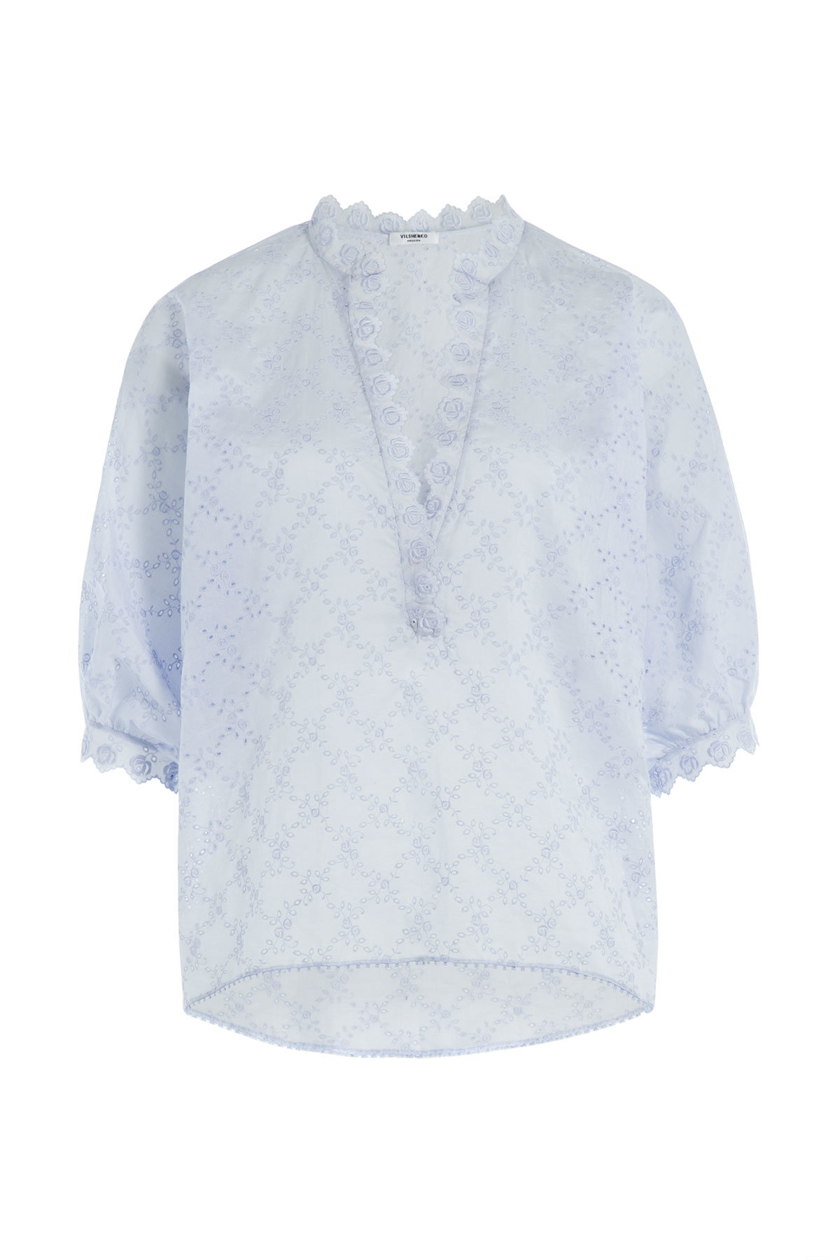 Cotton Eyelet Top by Vilshenko