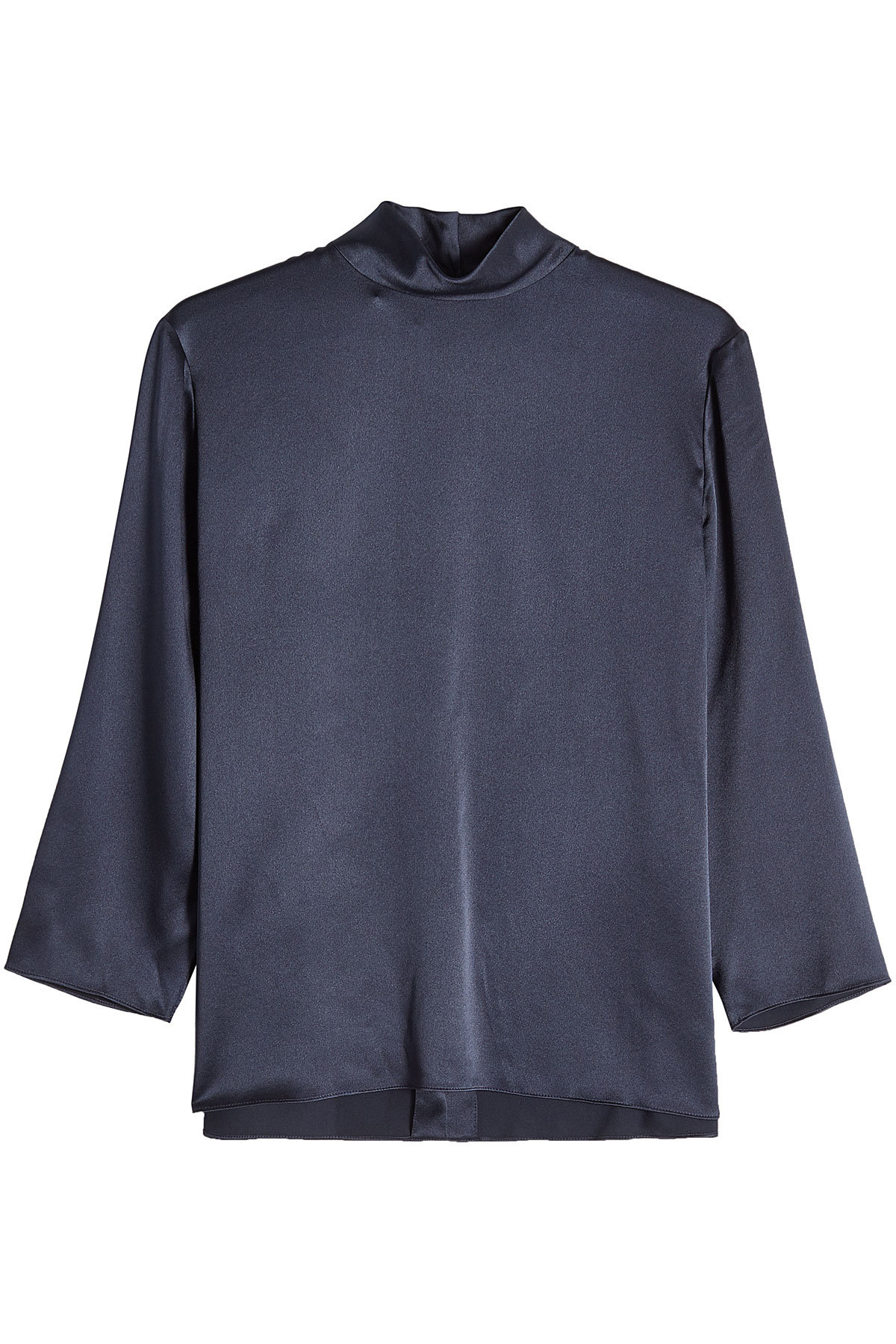 Silk Blouse with High Neck by Vince