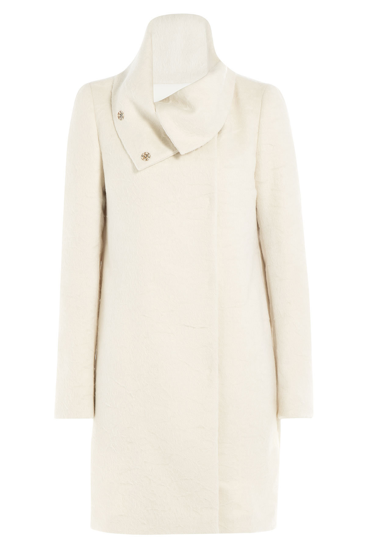 Vionnet - Coat with Lama Hair and Wool