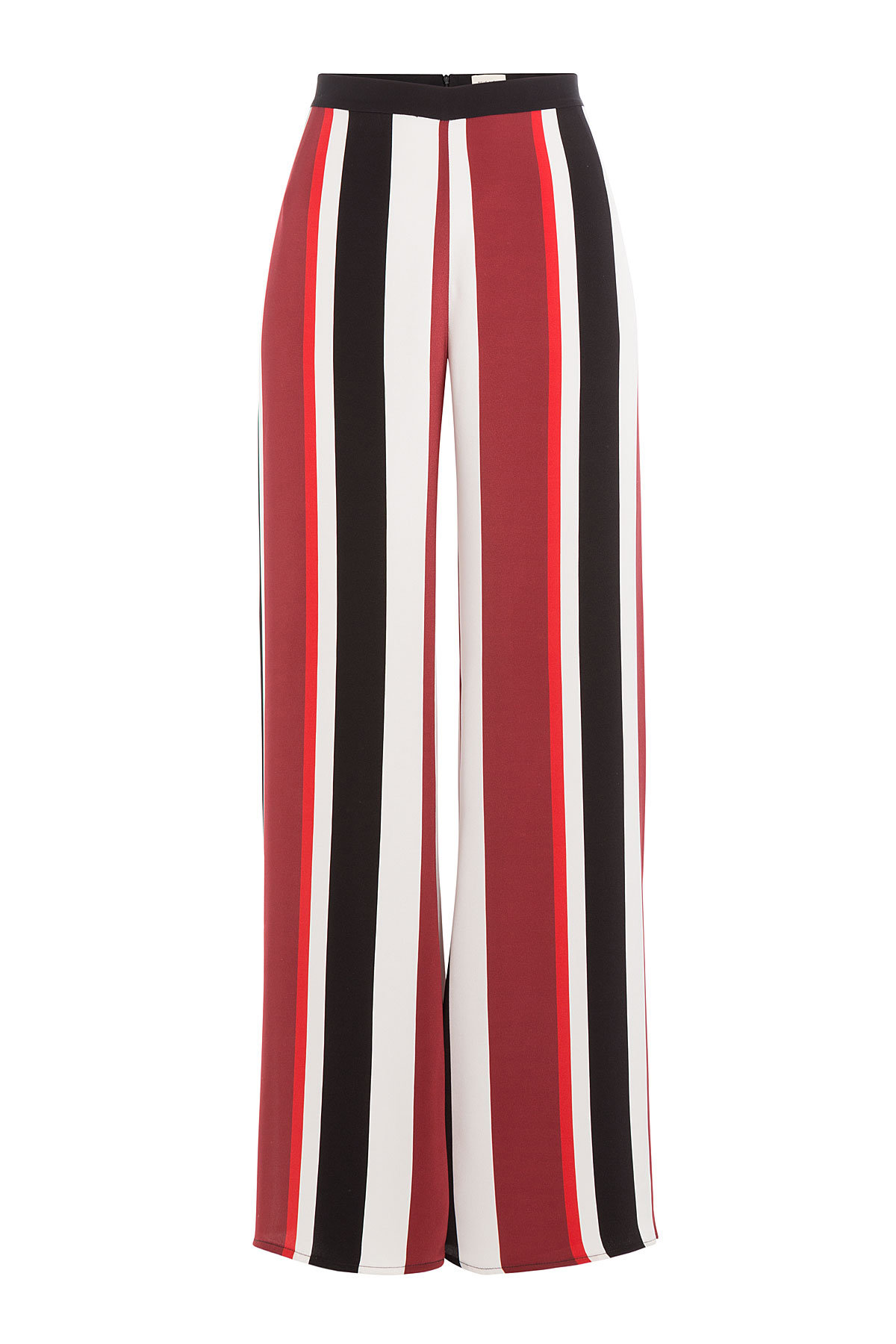 Zeus + Dione - Wide Leg Striped Silk Pants