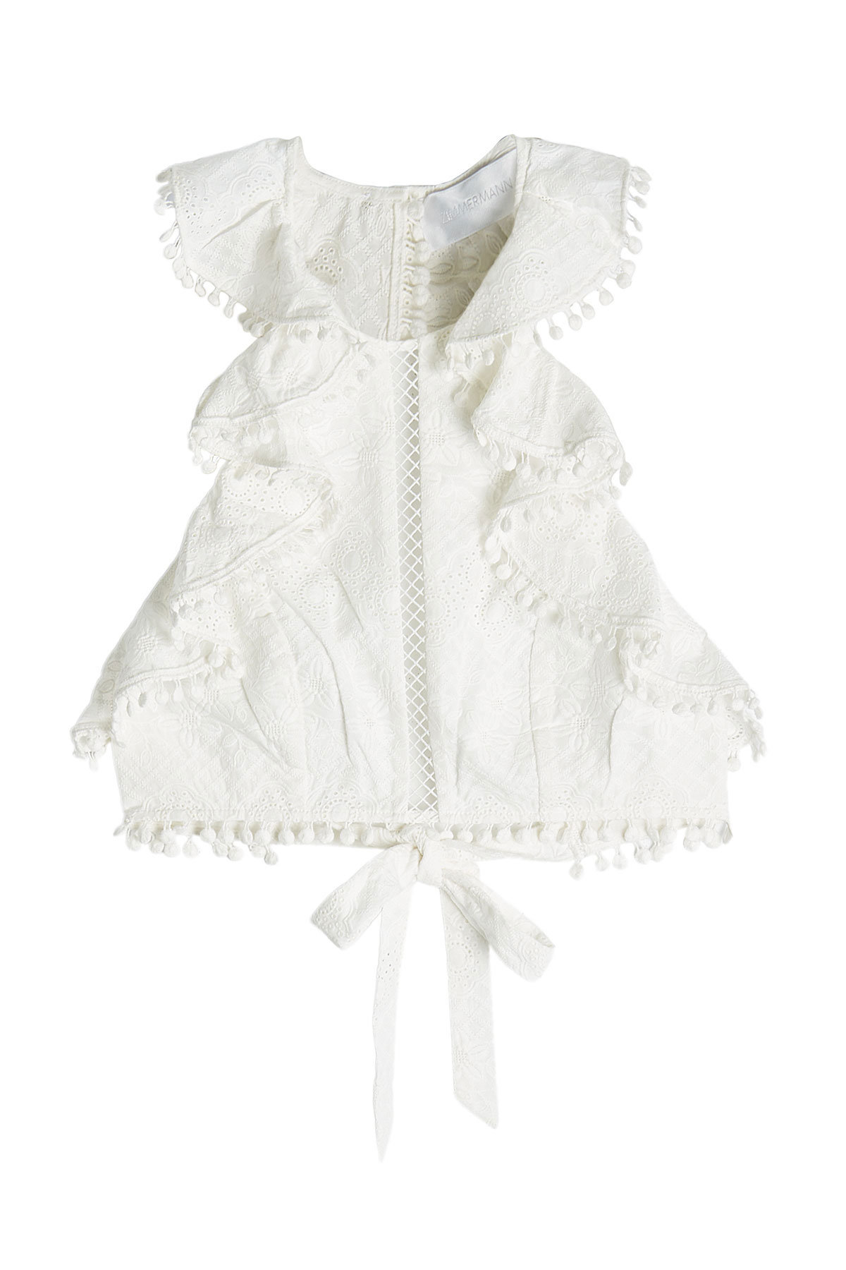 Embroidered Cotton Bodice by Zimmermann