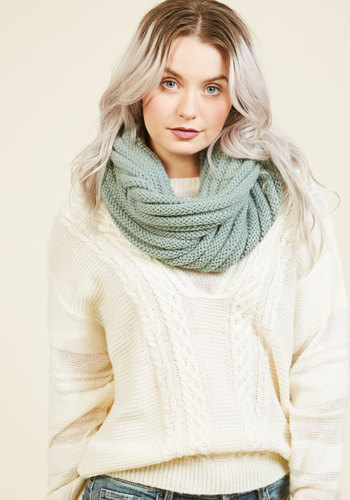 Look by M - Snow 'Em a Good Time Circle Scarf