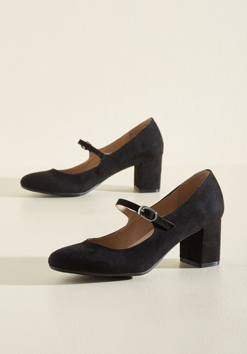 Dance Floor Doubles Block Heel in Black by CL by Chinese Laundry