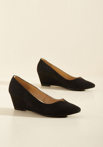 Light on Your Feat Wedge in Black by CL by Chinese Laundry