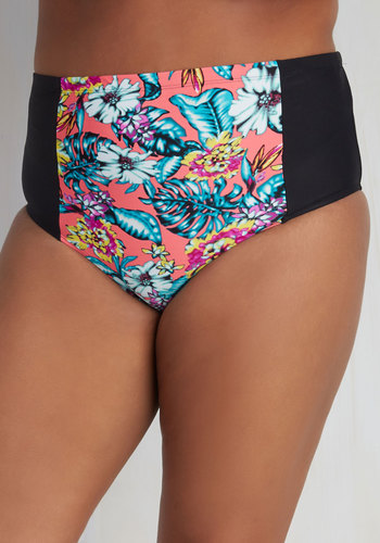 Beach Couture - Splash, Prints, Repeat Swimsuit Bottom - 1X-3X